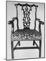 'Chinese Chippendale Elbow-Chair with Seat in Contemporary Needlework', mid 18th century, (1928)-Thomas Chippendale-Mounted Giclee Print