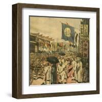 Chinese Civil War-Alfredo Ortelli-Framed Art Print