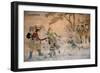 Chinese Classic Wall Drawing-B.B. Xie-Framed Art Print