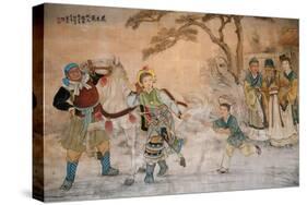 Chinese Classic Wall Drawing-B.B. Xie-Stretched Canvas