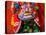 Chinese Colorful Souvenir Puppet Dragon, Beijing, China-William Perry-Stretched Canvas