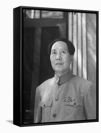 Chinese Communist Ldr. Mao Tse Tung-null-Framed Stretched Canvas