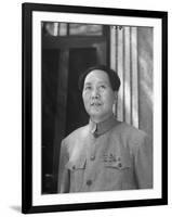 Chinese Communist Ldr. Mao Tse Tung-null-Framed Photographic Print