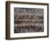 Chinese Conmuters' Bikes are Lined up-null-Framed Photographic Print