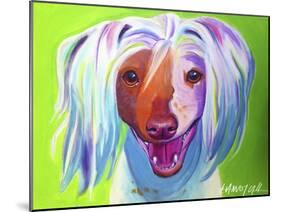Chinese Crested - Grin-Dawgart-Mounted Giclee Print