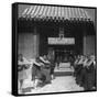 Chinese Criminals in the Viceroy's Yamen, Now Used as a Jail, Tientsin (Tianji), China, 1901-null-Framed Stretched Canvas
