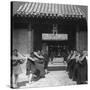 Chinese Criminals in the Viceroy's Yamen, Now Used as a Jail, Tientsin (Tianji), China, 1901-null-Stretched Canvas