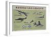 Chinese Cultural Revolution American Air Force Aircraft Spotter's Guide-null-Framed Giclee Print