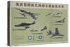 Chinese Cultural Revolution American Air Force Aircraft Spotter's Guide-null-Stretched Canvas