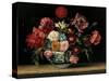 Chinese Cup with Flowers-Jacques Linard-Stretched Canvas