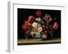 Chinese Cup with Flowers-Jacques Linard-Framed Art Print