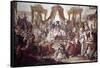 Chinese Curio: Audience of the Chinese Emperor-Francois Boucher-Framed Stretched Canvas