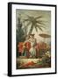 Chinese Curiosity, Study for a Tapestry Cartoon, C.1742-Francois Boucher-Framed Giclee Print