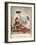 Chinese Doctor Feels the Pulse of an Aristocratic Patient with Exceedingly Long Finger Nails-Jean Droit-Framed Art Print