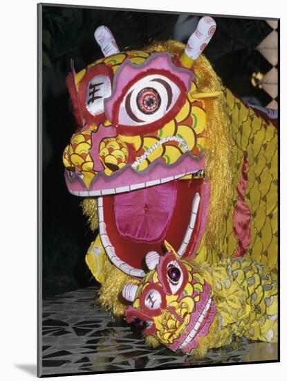 Chinese Dragon Dance at Chinese New Year Celebrations, Vietnam, Indochina, Southeast Asia, Asia-Stuart Black-Mounted Photographic Print
