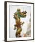 Chinese Dragon, Golden Mount, Wat Saket Temple, Bangkok, Thailand-Russell Young-Framed Photographic Print