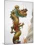 Chinese Dragon, Golden Mount, Wat Saket Temple, Bangkok, Thailand-Russell Young-Mounted Photographic Print
