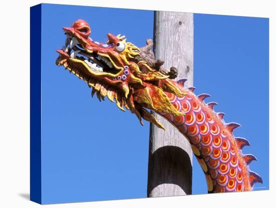 Chinese Dragon in Chinatown, Seattle, Washington, USA-null-Stretched Canvas