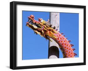 Chinese Dragon in Chinatown, Seattle, Washington, USA-null-Framed Premium Photographic Print