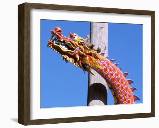 Chinese Dragon in Chinatown, Seattle, Washington, USA-null-Framed Photographic Print