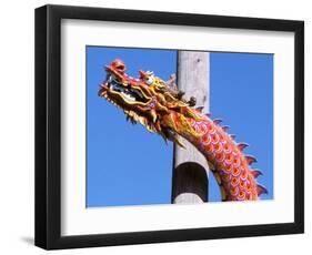 Chinese Dragon in Chinatown, Seattle, Washington, USA-null-Framed Photographic Print