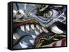 Chinese Dragon, Nagasaki, Kyushu, Japan-Walter Bibikow-Framed Stretched Canvas