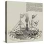 Chinese Drawing of an English War-Steamer-null-Stretched Canvas