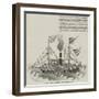 Chinese Drawing of an English War-Steamer-null-Framed Giclee Print