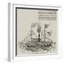 Chinese Drawing of an English War-Steamer-null-Framed Giclee Print