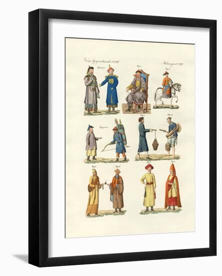 Chinese Dresses-null-Framed Giclee Print