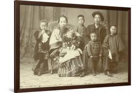 Chinese Family, Circa 1890-Ida B. Smith-Framed Giclee Print