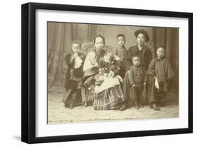 Chinese Family, Circa 1890-Ida B. Smith-Framed Giclee Print