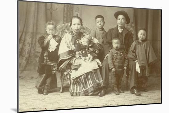 Chinese Family, Circa 1890-Ida B. Smith-Mounted Giclee Print