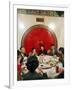 Chinese Family During Dinner at a Traditonally Decorated Restaurant-null-Framed Photographic Print