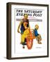 "Chinese Family," Saturday Evening Post Cover, April 2, 1927-Henry Soulen-Framed Giclee Print