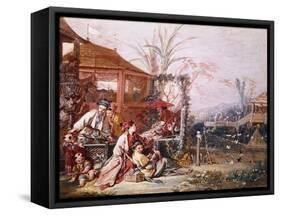 Chinese Fighter-Francois Boucher-Framed Stretched Canvas