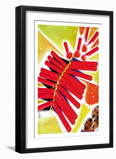 Chinese Fire Crackers-Frank Mcintosh-Framed Art Print