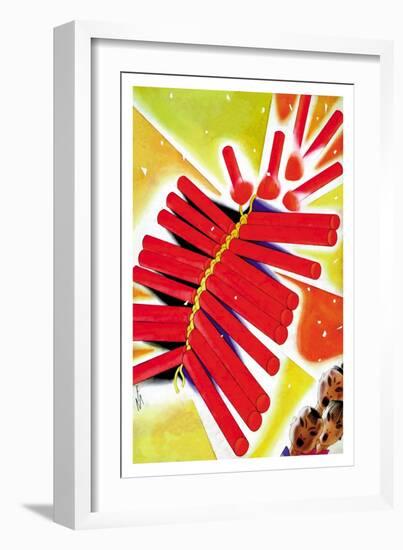 Chinese Fire Crackers-Frank Mcintosh-Framed Art Print