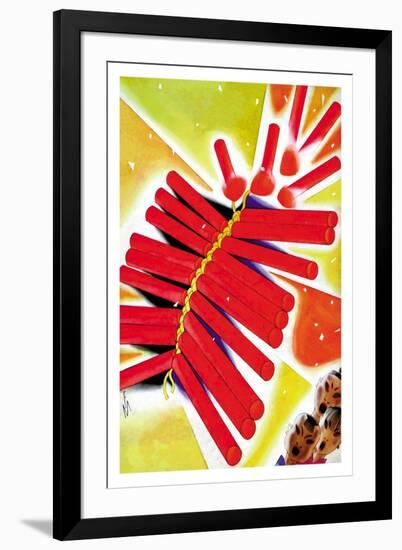 Chinese Fire Crackers-Frank Mcintosh-Framed Art Print