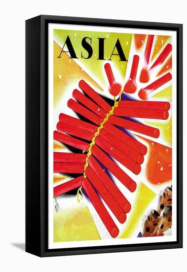 Chinese Fire Crackers-Frank Mcintosh-Framed Stretched Canvas