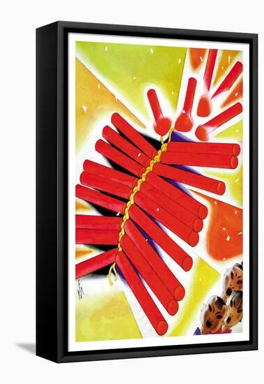 Chinese Fire Crackers-Frank Mcintosh-Framed Stretched Canvas