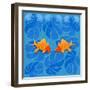 Chinese Fish-Claire Huntley-Framed Giclee Print