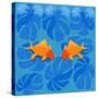 Chinese Fish-Claire Huntley-Stretched Canvas