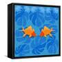 Chinese Fish-Claire Huntley-Framed Stretched Canvas