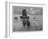 Chinese Fishermen in San Francisco Bay.-null-Framed Giclee Print