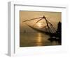 Chinese Fishing Nets at Sunset, Kochi (Cochin), Kerala, India, Asia-Stuart Black-Framed Photographic Print