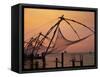 Chinese Fishing Nets, Cochin, Kerala, India, Asia-Tuul-Framed Stretched Canvas