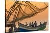 Chinese Fishing Nets, Cochin, Kerala, India-Peter Adams-Stretched Canvas