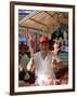 Chinese Food, Wangfujing Snack Road, Wangfujing Dajie Shopping District, Beijing, China-Angelo Cavalli-Framed Photographic Print