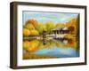 Chinese Garden In Berlin-kirilstanchev-Framed Art Print